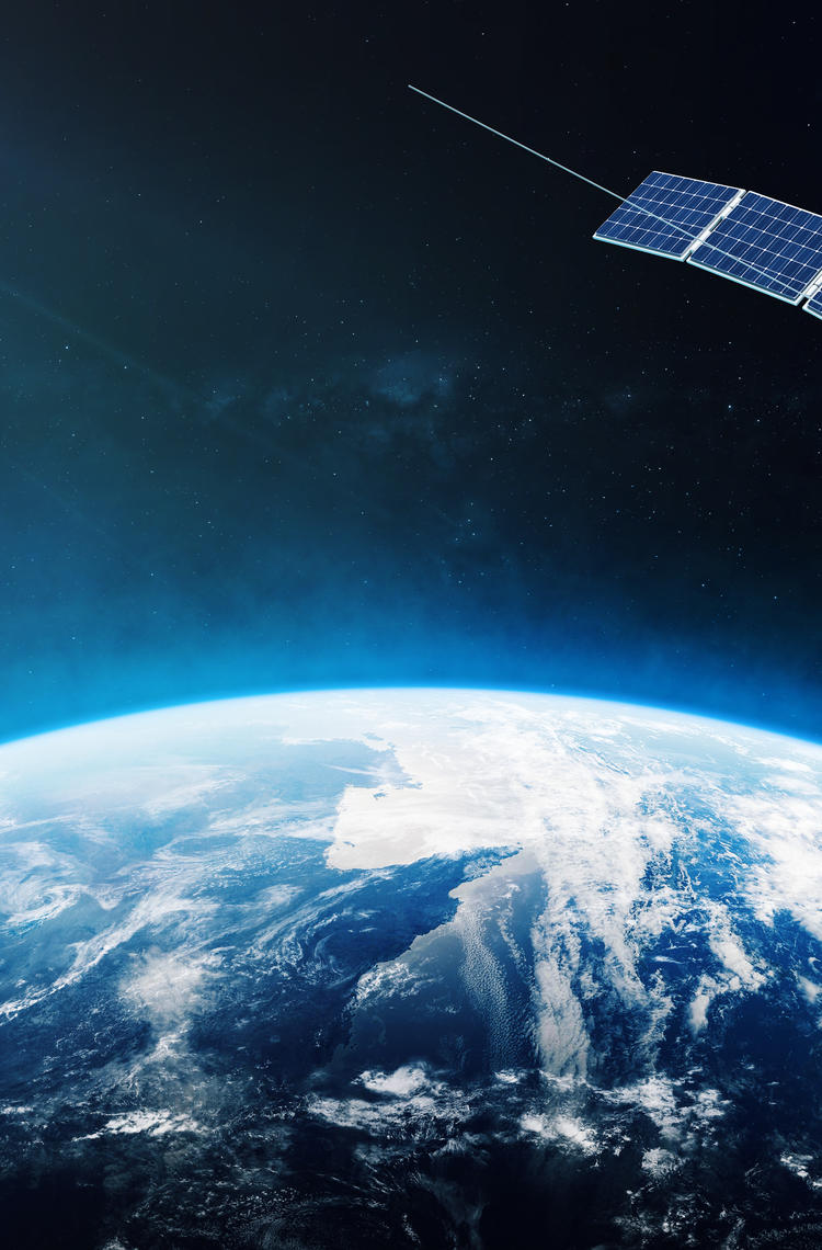 Satellite Picture of a satellite